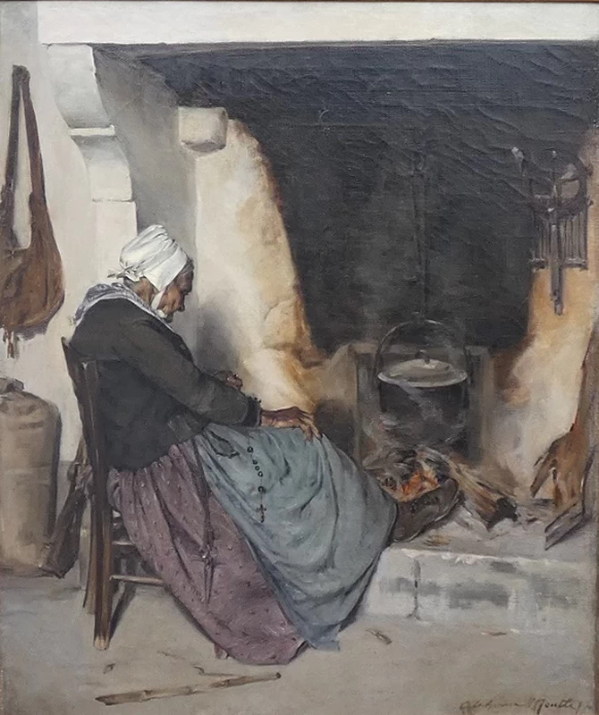  27-Alphonse Moutte-Nonna al focolare 